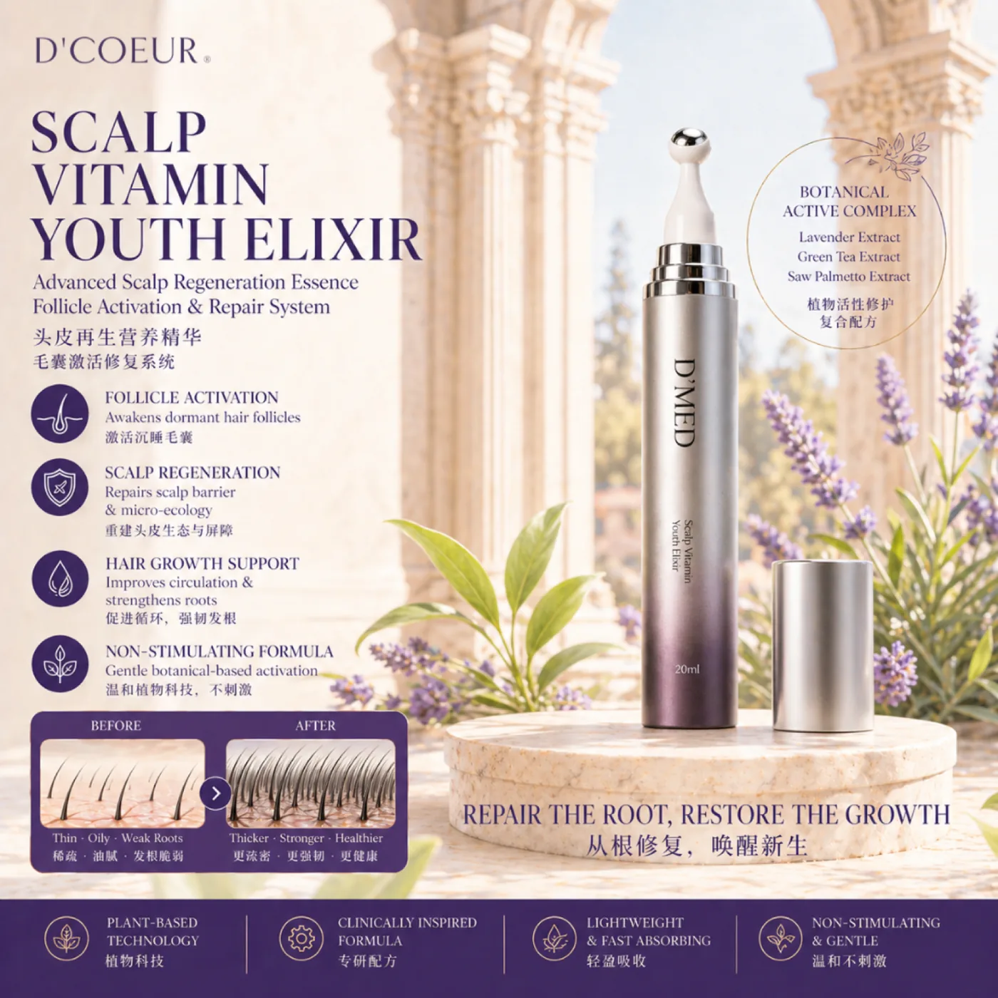 DMED Scalp Vitamin Youth Elixir